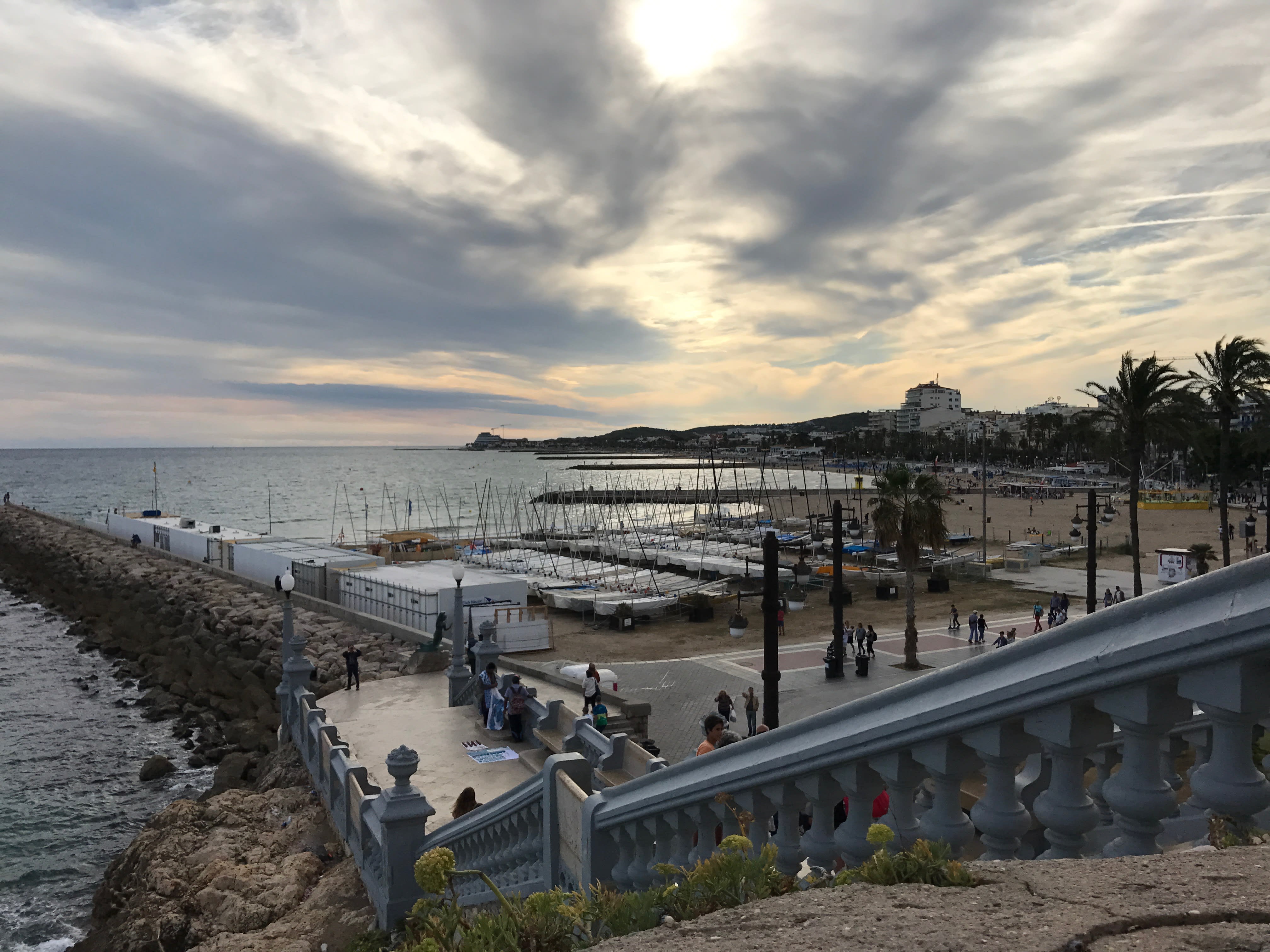 Barcelona Day Trips Sailboats on the beach in Sitges